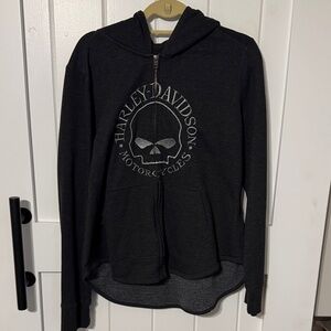 Harley-Davidson Charcoal Skull Hoodie